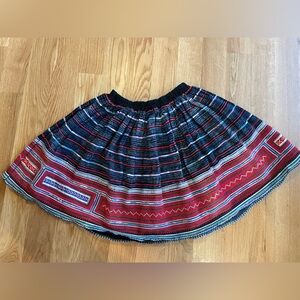 Vintage fabric anthro Elliot Mann skirt